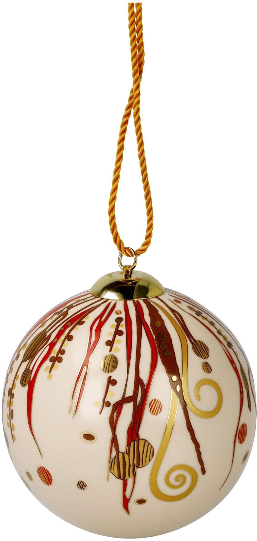 GOEBEL Hängedekoration Kugel Gustav Klimt Medizin Bunt Porzellan