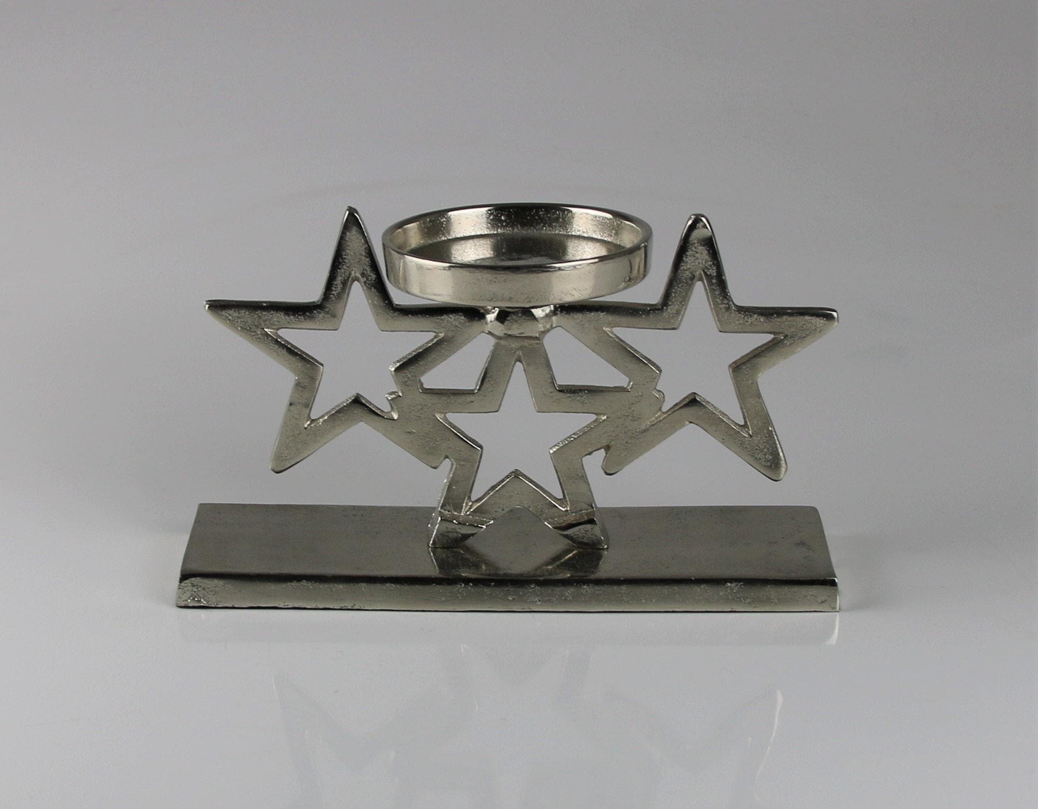 Kerzenständer AM DESIGN Aluminium Silber