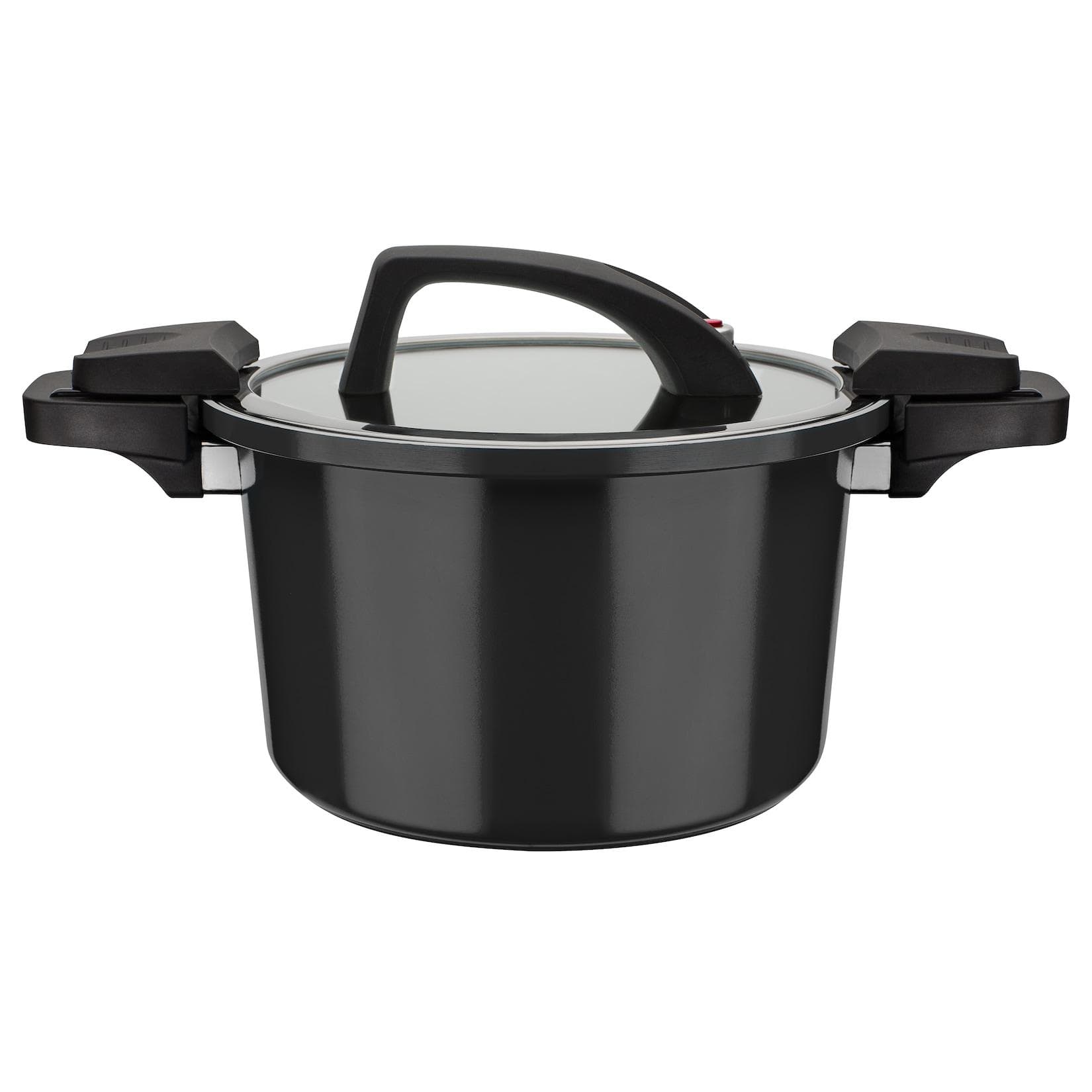 GSW Dampfgartopf Gourmet Nero Schwarz 24 cm Dampfkochtopf Induktion
