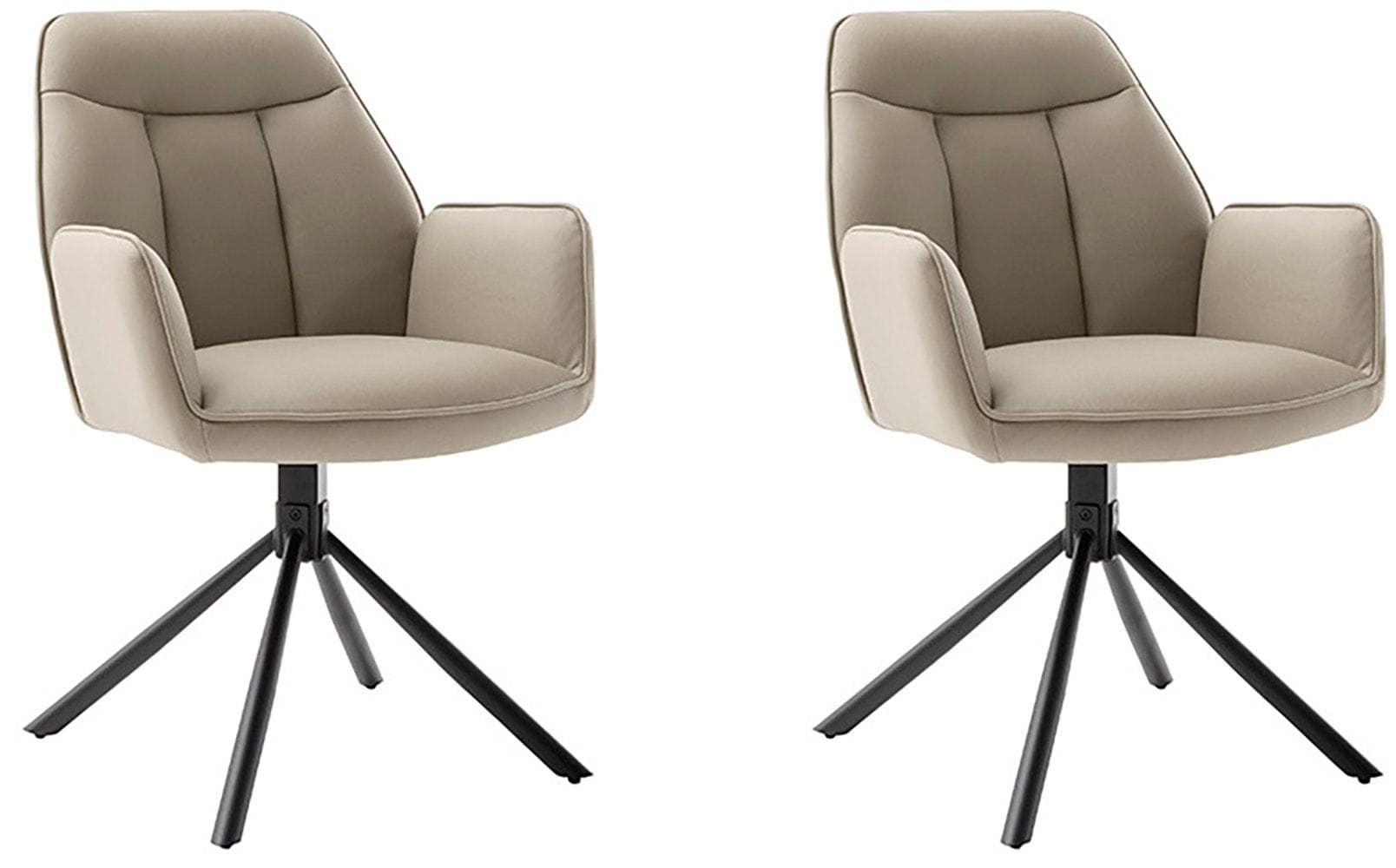 MCA furniture Armlehnstuhl 2er-Set Braun S0FDV0R3