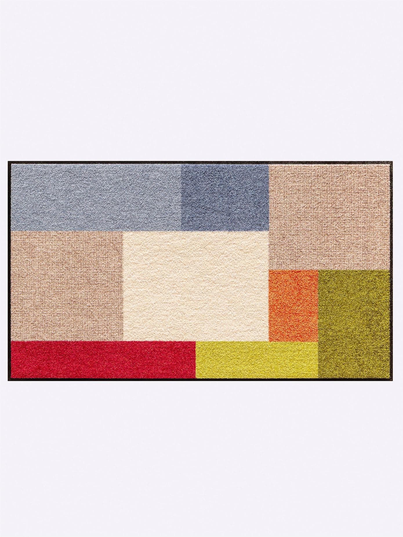 Fußmatte HEINE HOME Gr. 6 Beige/Bunt Polyamid
