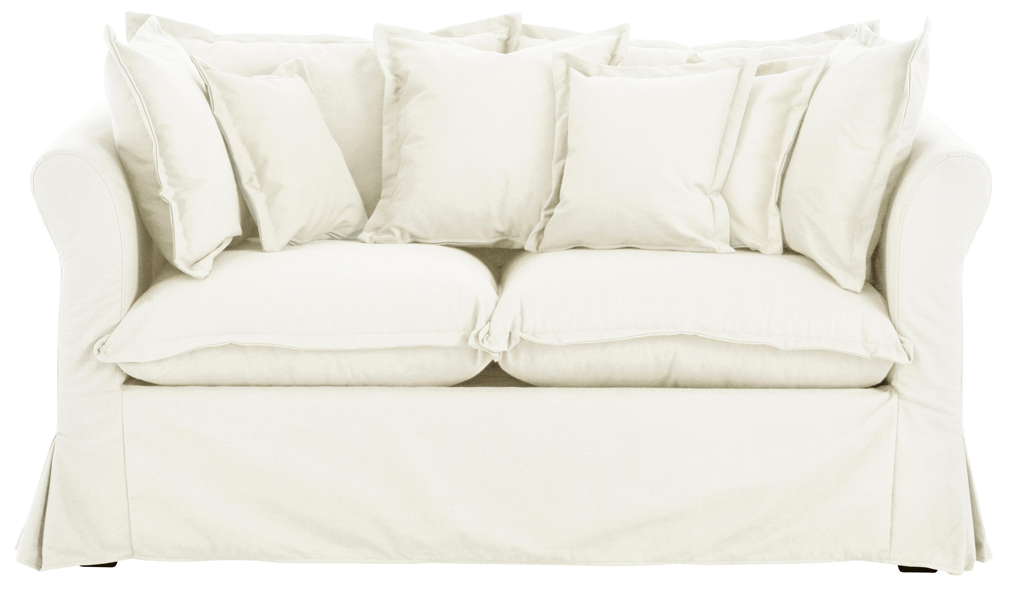 HOME AFFAIRE Sofa Luise 2-Sitzer Beige Landhausstil