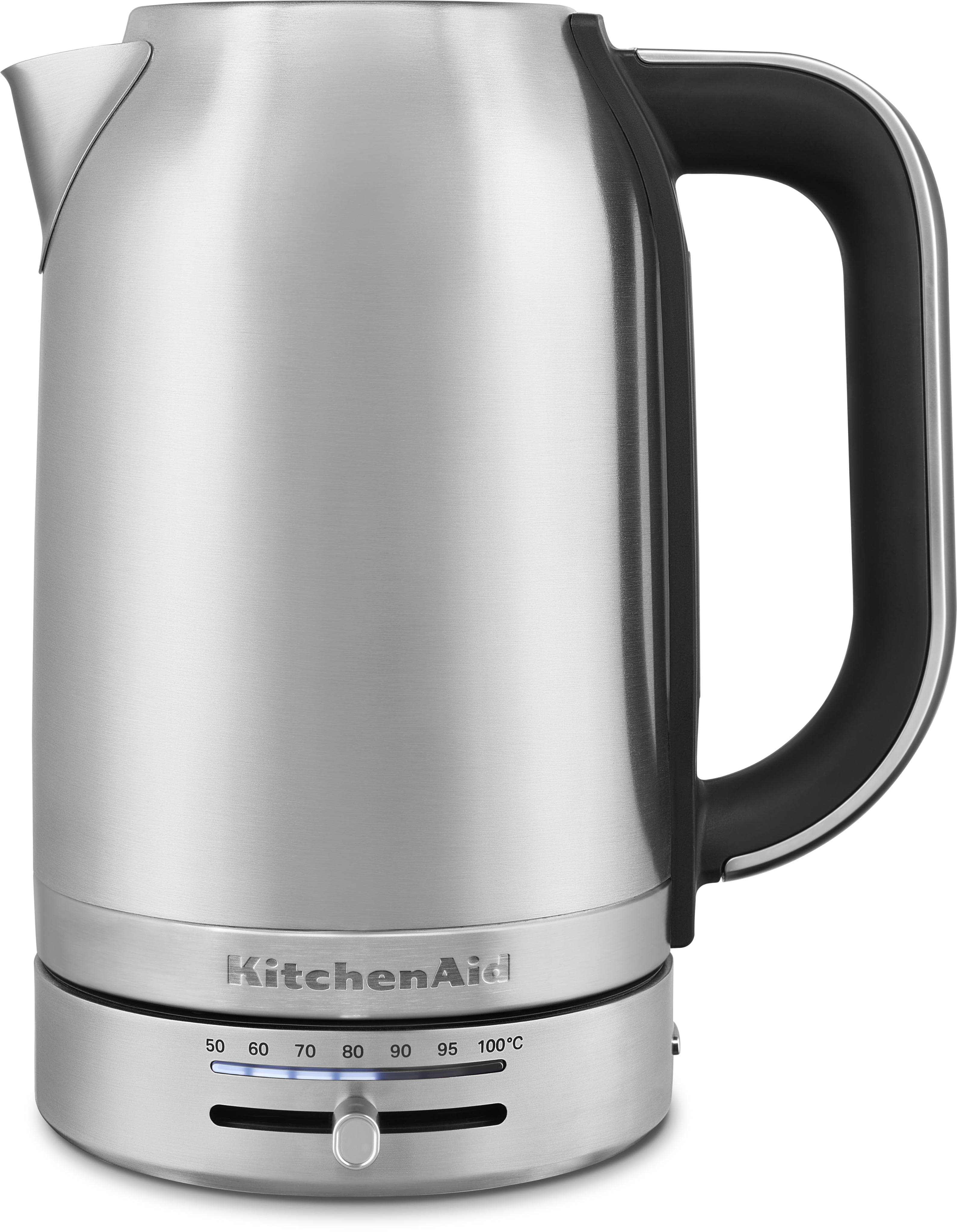KITCHENAID Wasserkocher 5KEK1701ESX Edelstahl Silber Tropffreier Ausguss
