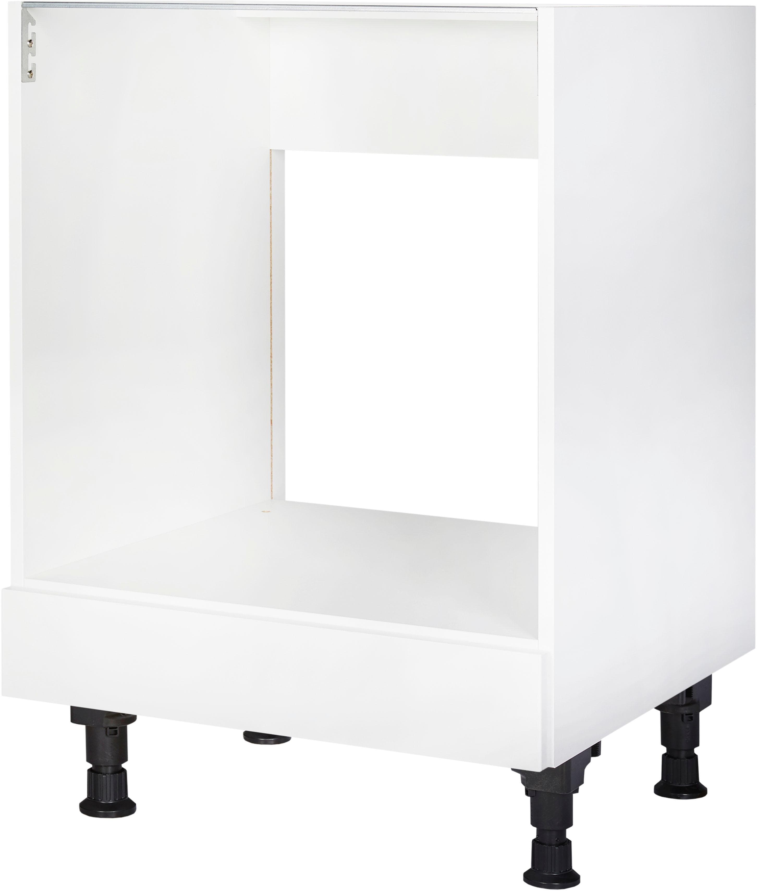 nobilia Elements Herdumbauschrank: Moderner Küchenschrank in Weiß oder Grau