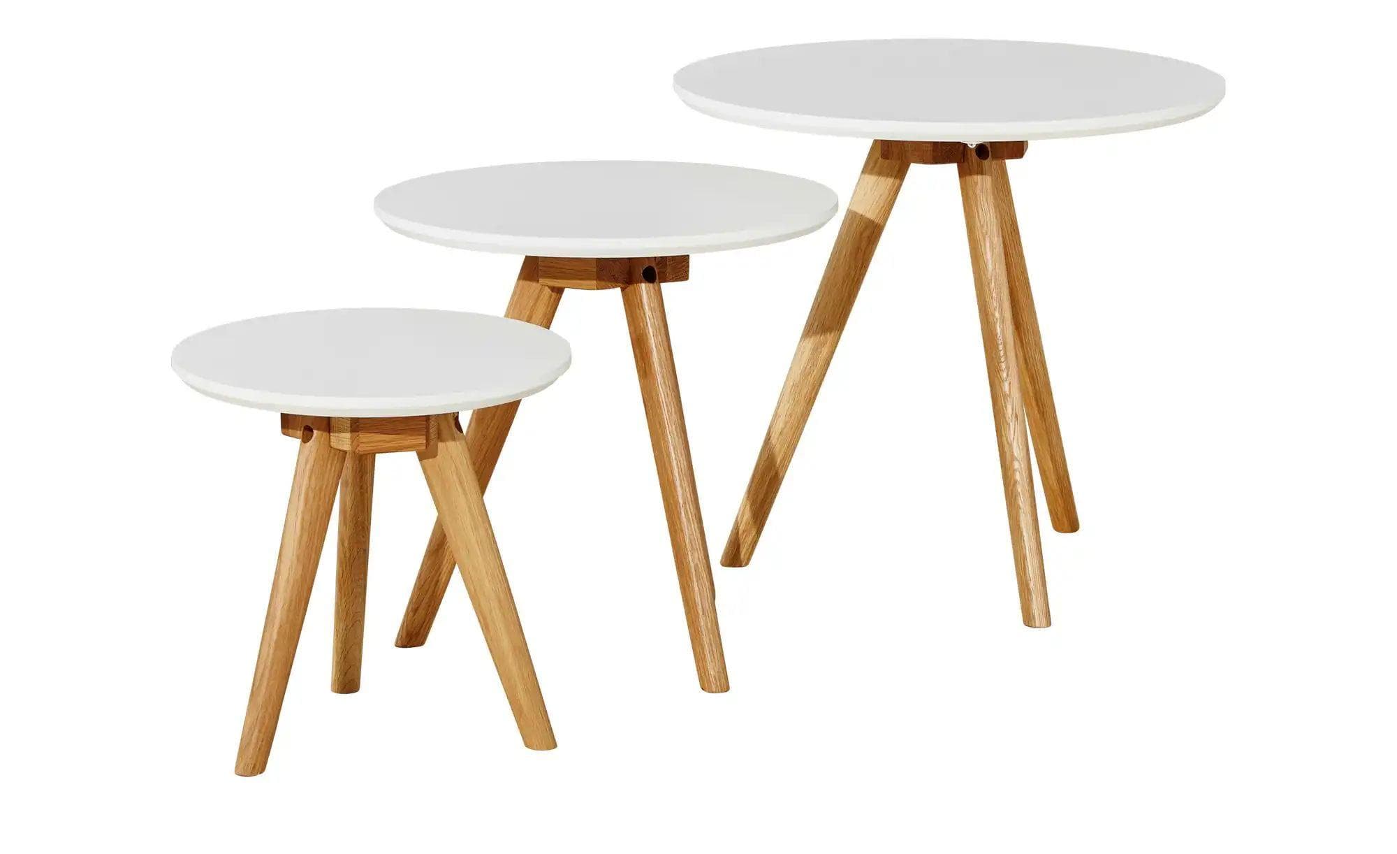 Retro Couchtisch Set aus Holz (2er)