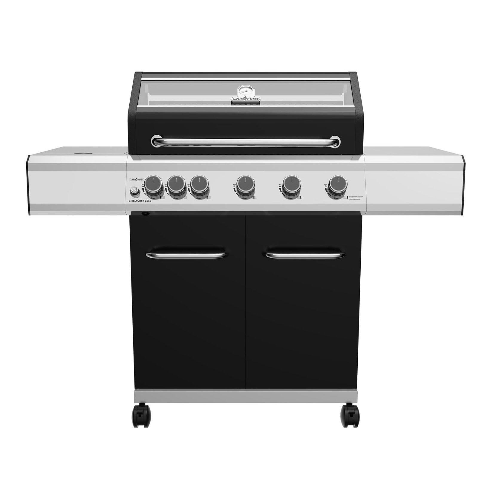 Grillfürst G510E 5-Brenner Gasgrill mit Hochtemperaturbrenner und Edelstahlrosten