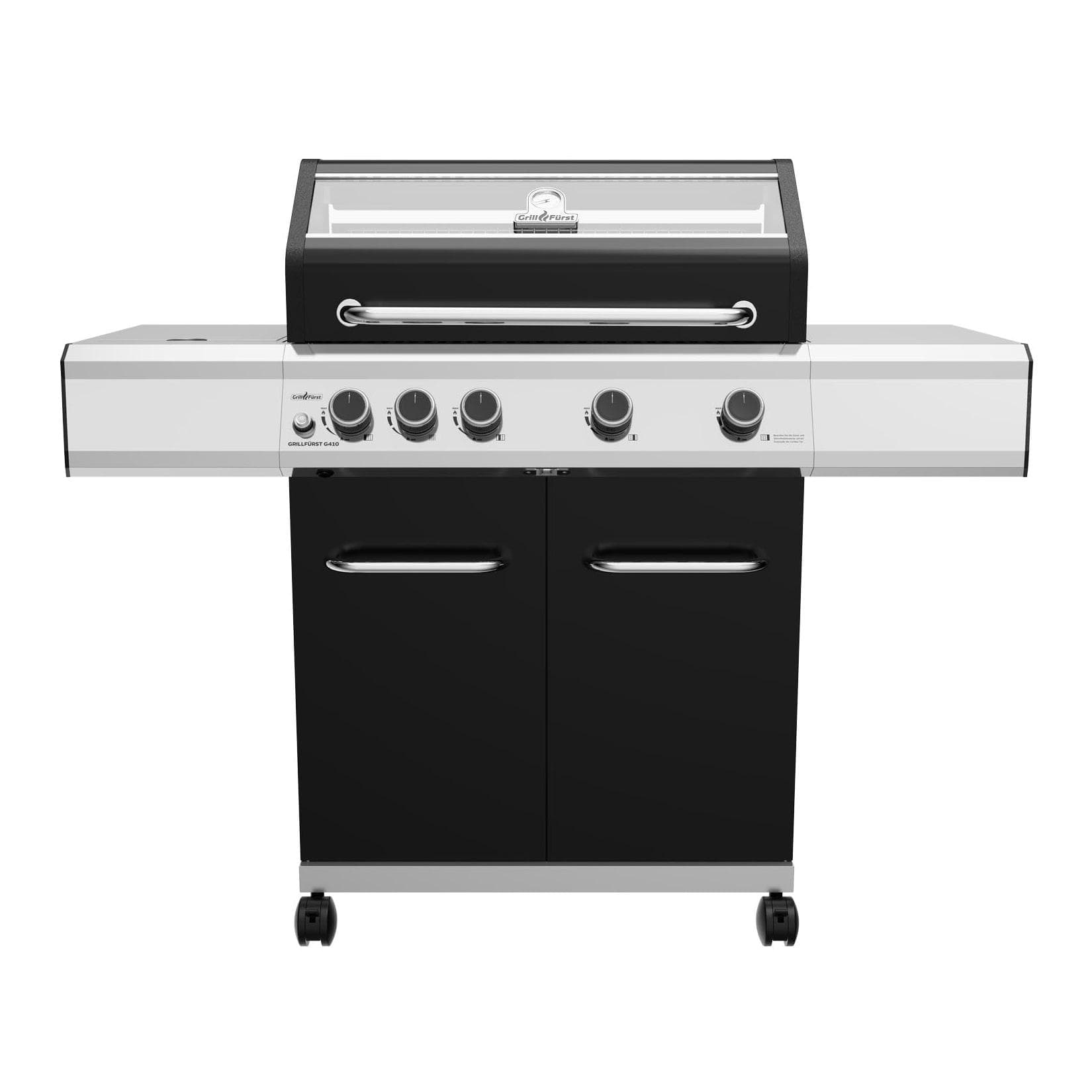 Grillfürst G410E 4-Brenner Gasgrill mit Hochtemperaturbrenner und Edelstahlrost