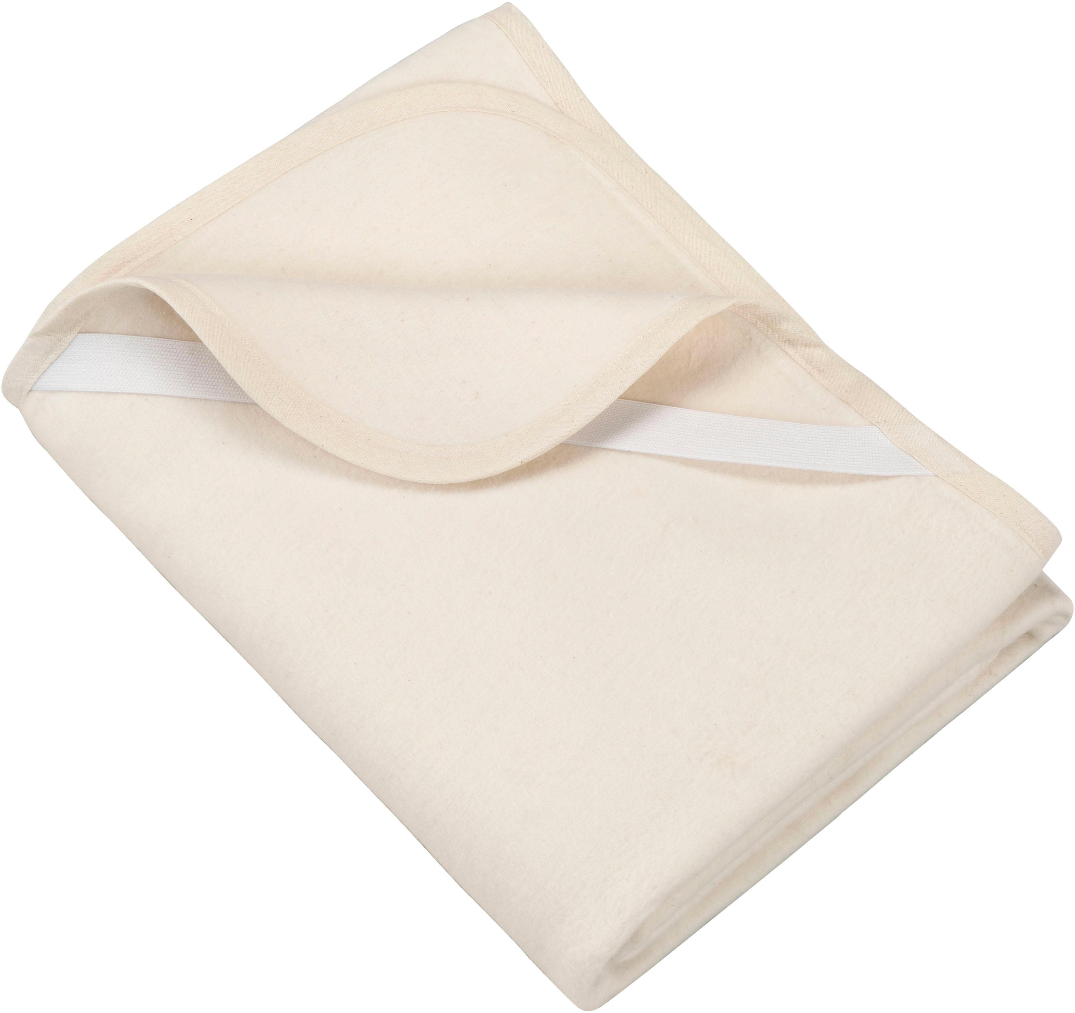 IBENA Matratzenauflage Pure 5514 Weiß 100% Baumwolle Allergiker geeignet
