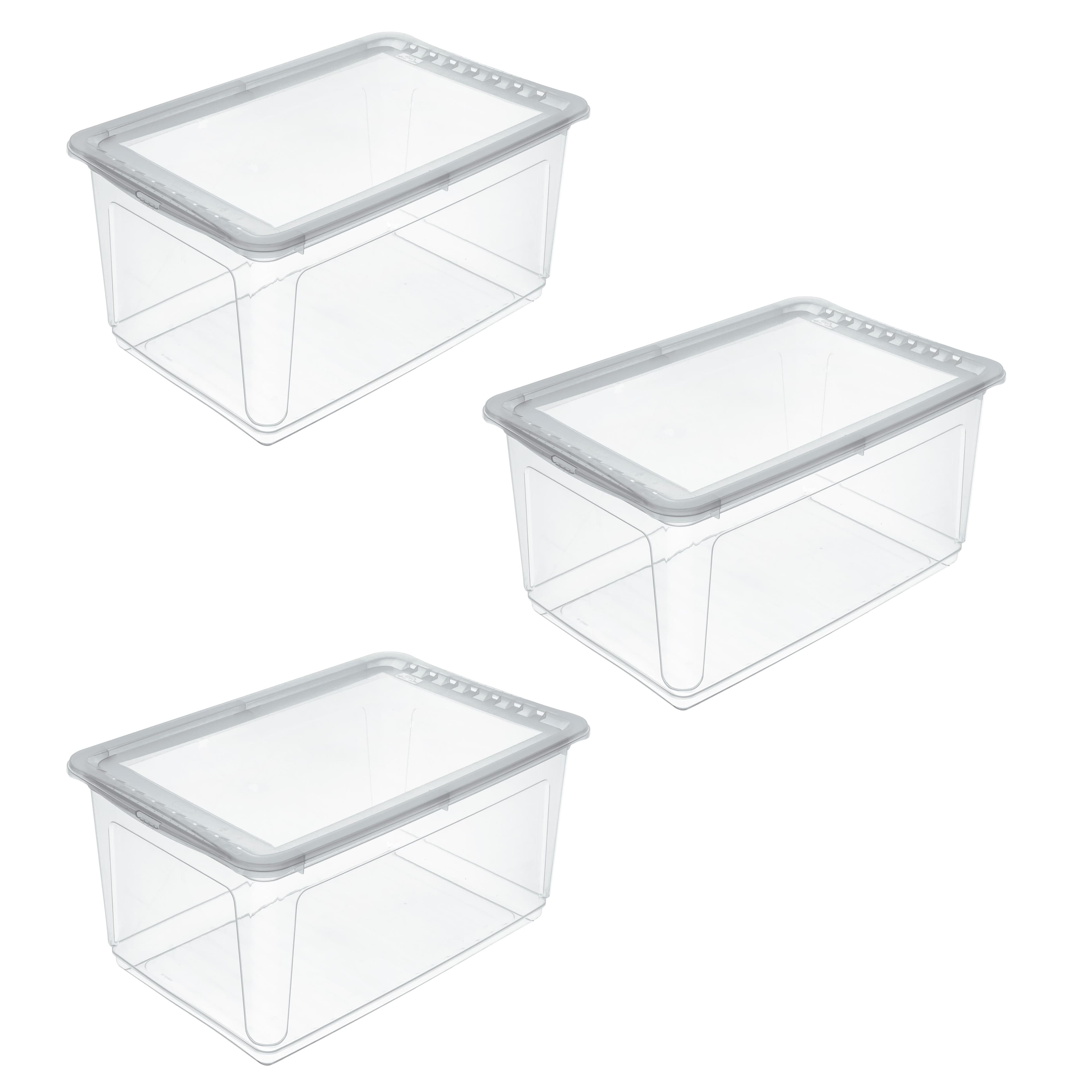 KEEEPER Aufbewahrungsbox bea 3er Set transparent mit Air Control