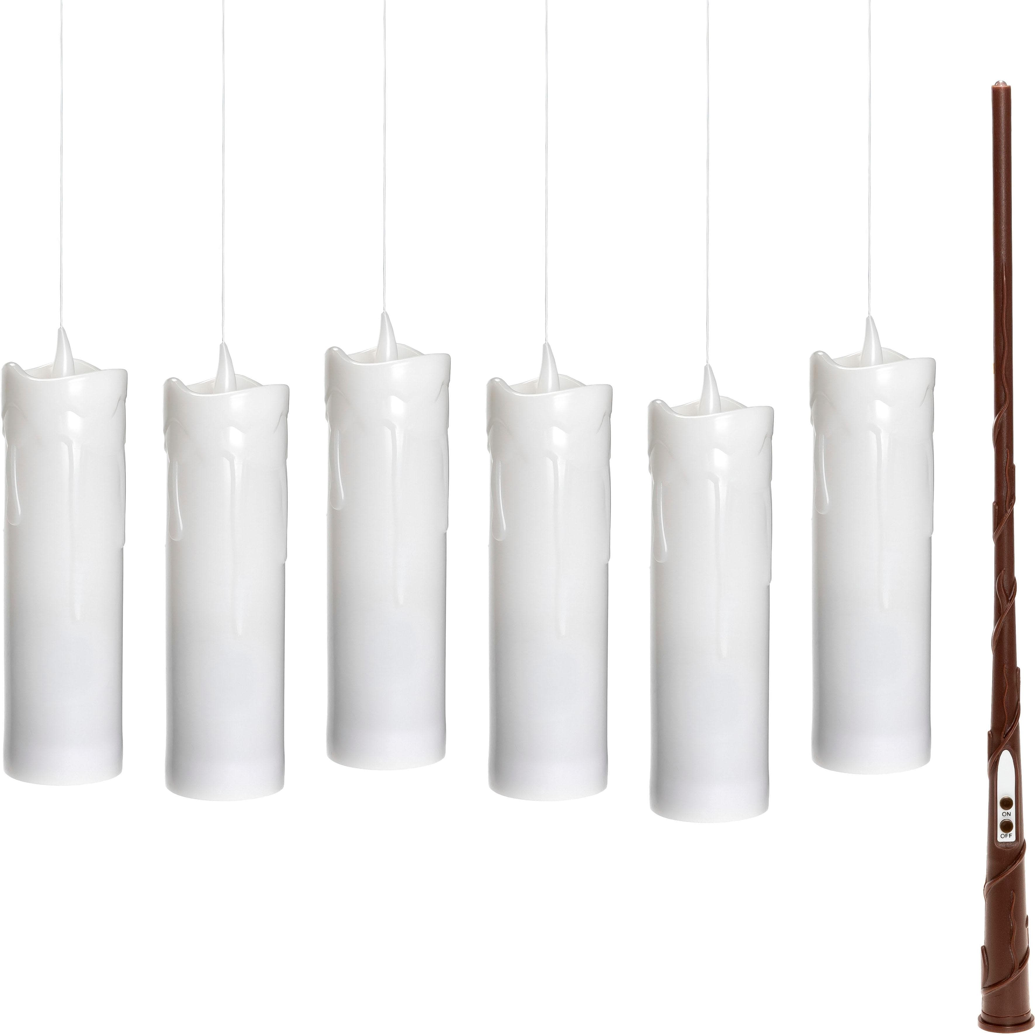 IC WINTERWORLD LED Dekolicht Schwebende Kerzen Beige Fernbedienung