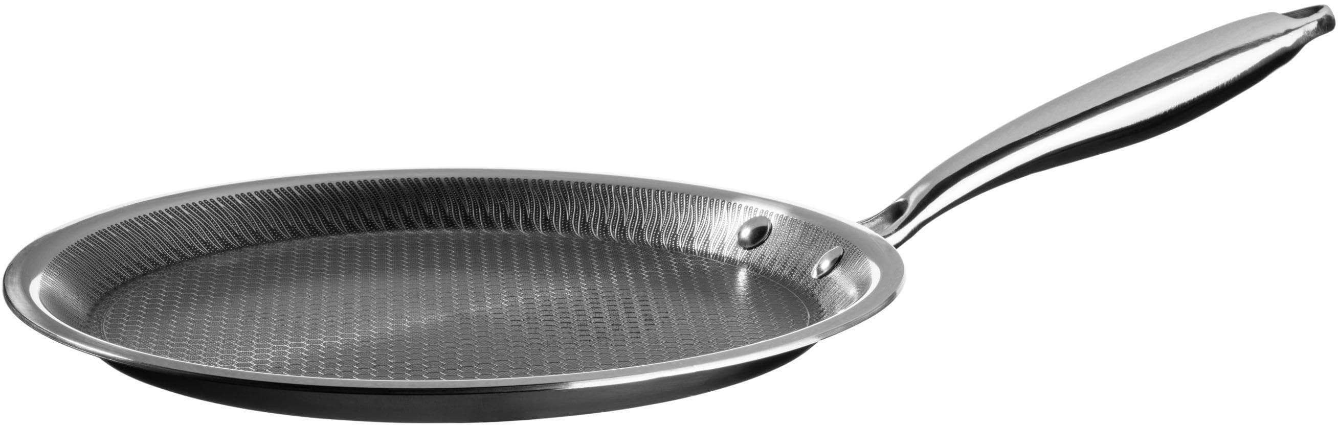 Crêpepfanne MÄSER "Hestia" Schwarz/Silber Edelstahl