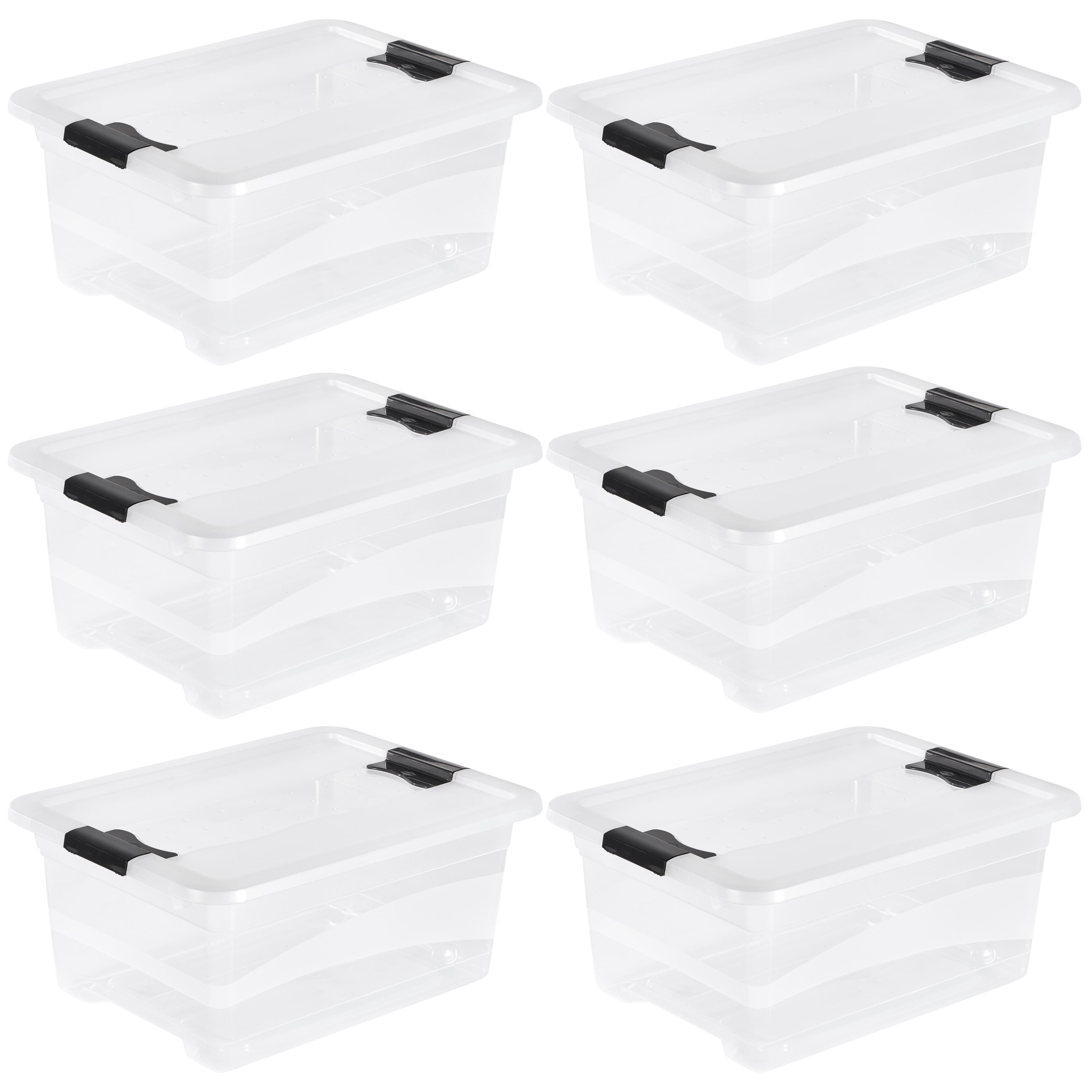 Aufbewahrungsbox KEEEPER Cornelia 6er Set 12 L transparent
