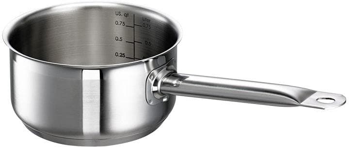 Schulte Ufer Kochtopf Little Lilly Silber 12cm Edelstahl