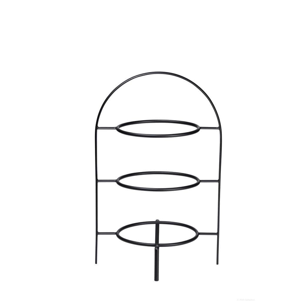 ASA Etagere À Table Ligne Noir Metall 36,5 cm