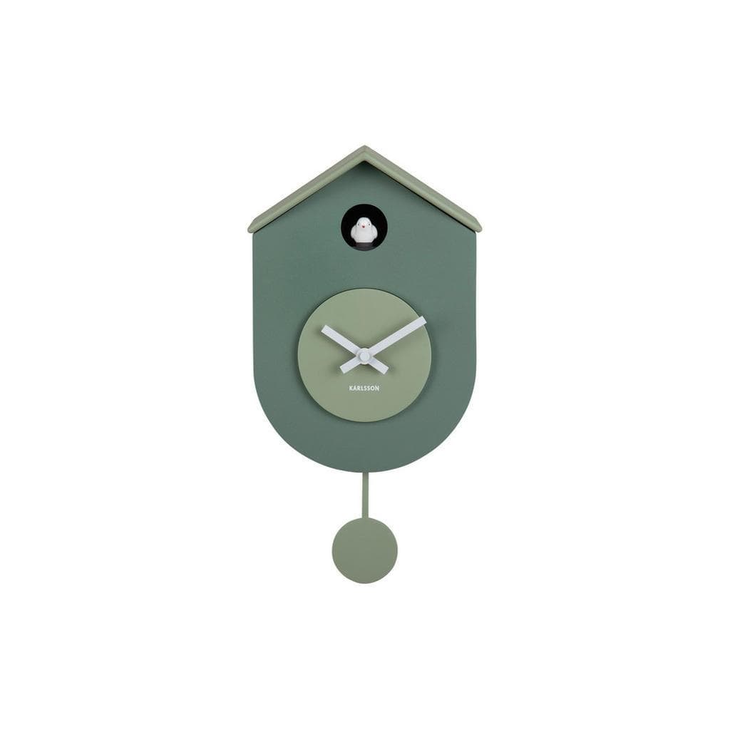 Karlsson Wanduhr Grato Jadegrün Kunststoff Modern