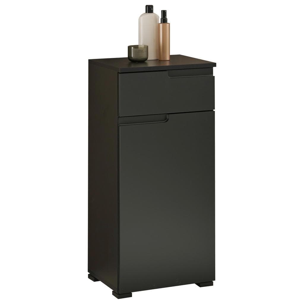 Midischrank BASIC BY BALCULINA Spice Schwarz Matt Holzwerkstoff