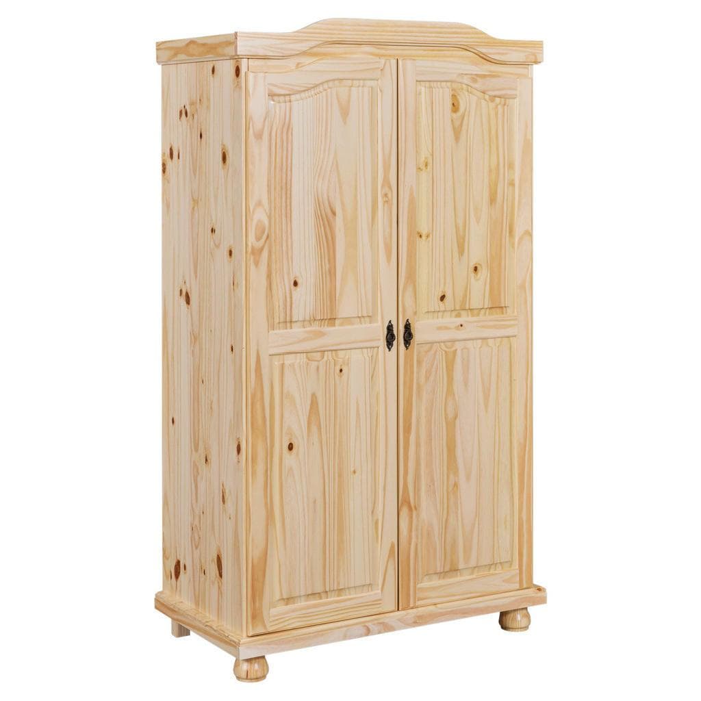 Inter Link Hedda Massivholz Kleiderschrank Landhausstil Weiß