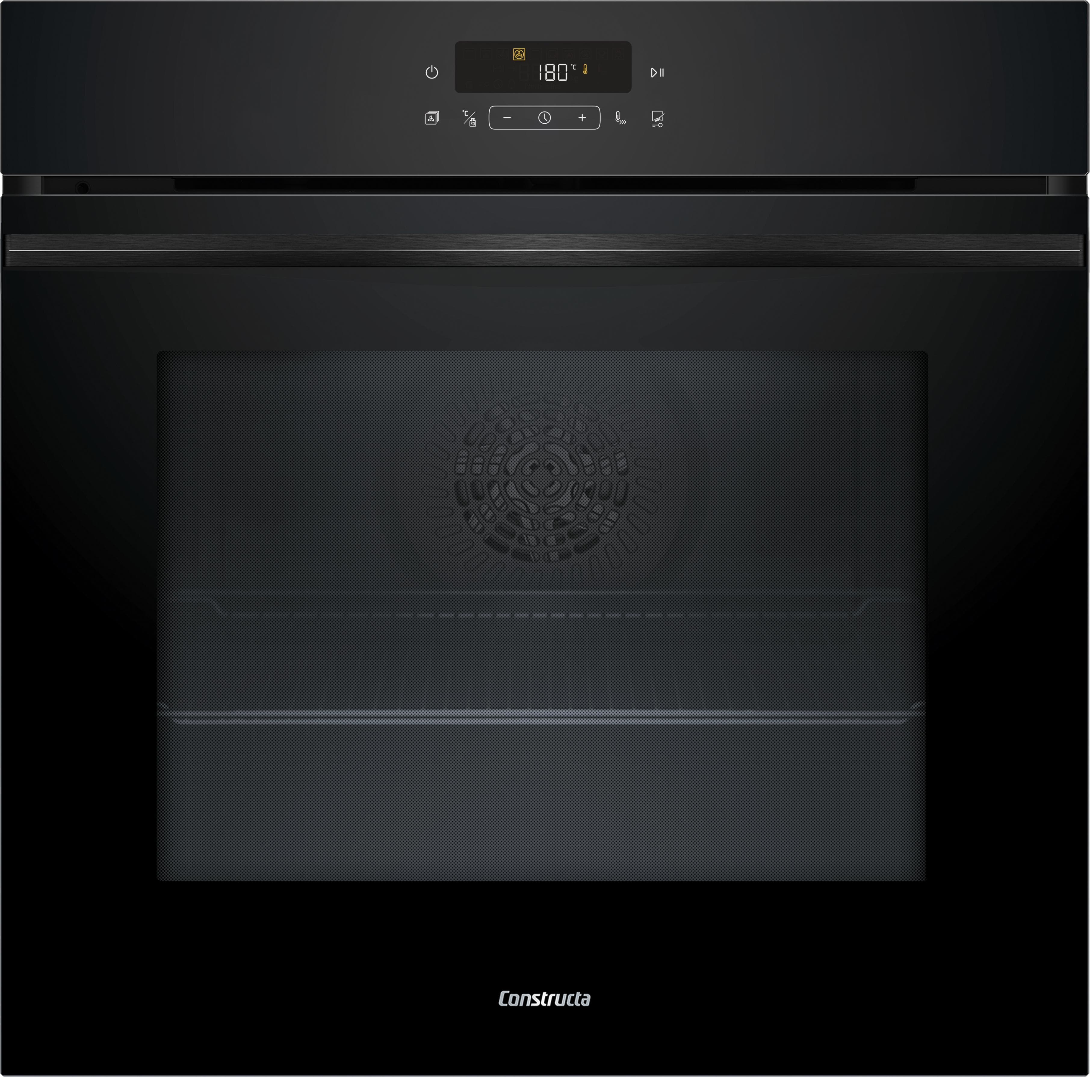 CONSTRUCTA Einbaubackofen CF4M28063 Schwarz LED-Touch Control