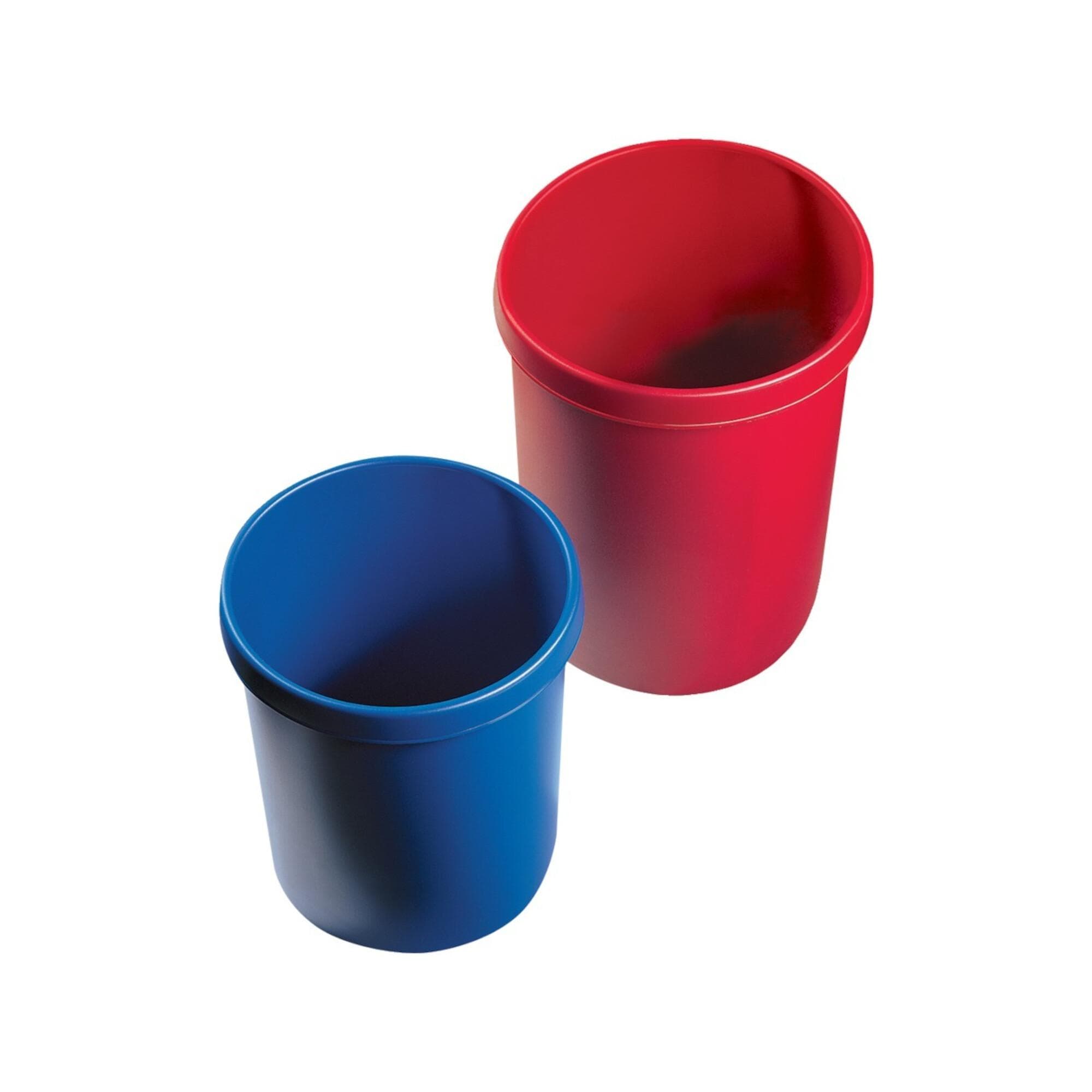 Papierkorb 30l Kunststoff Rot Helit