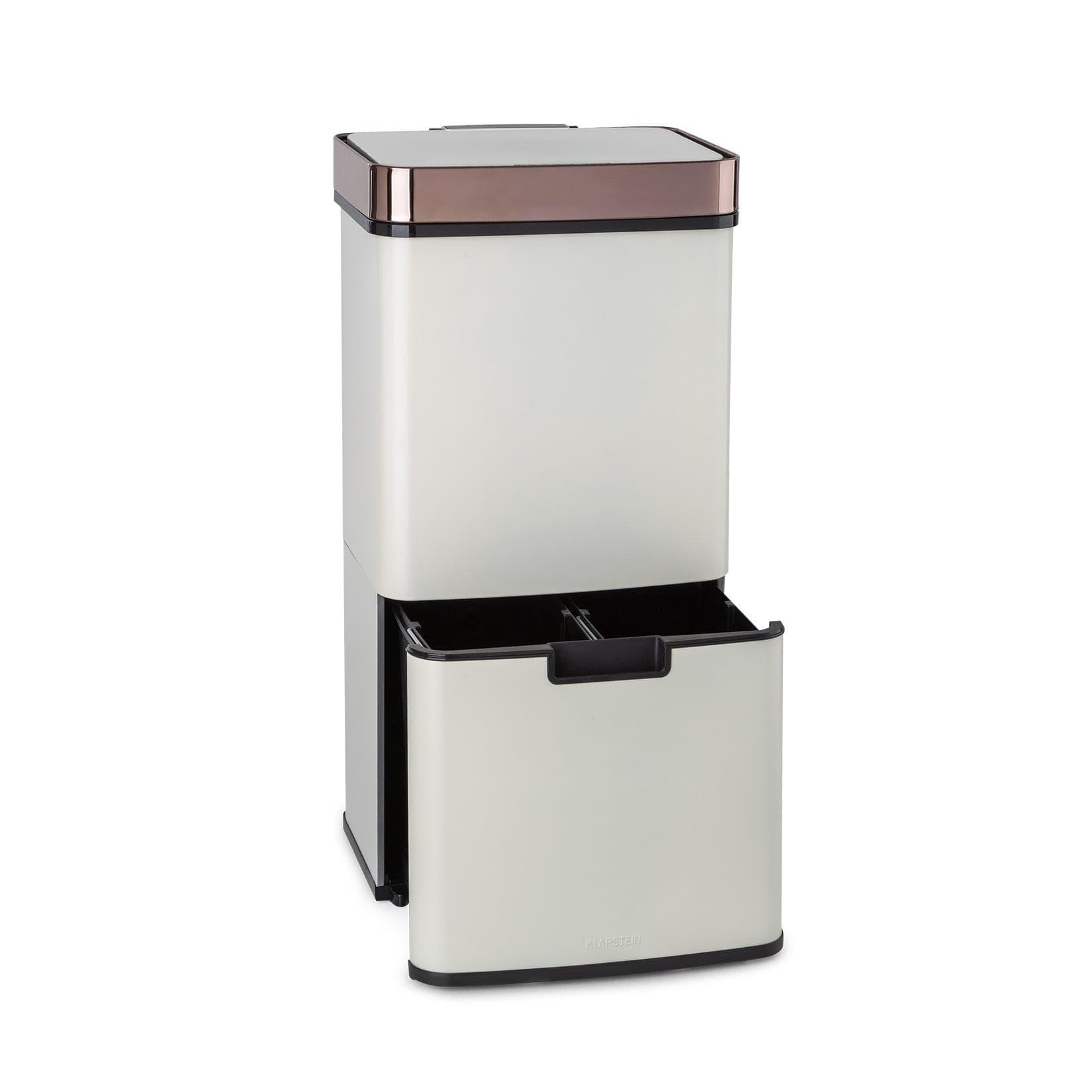 Klarstein Royal Trash Rose Gold Sensor-Mülleimer 72 Liter Edelstahl