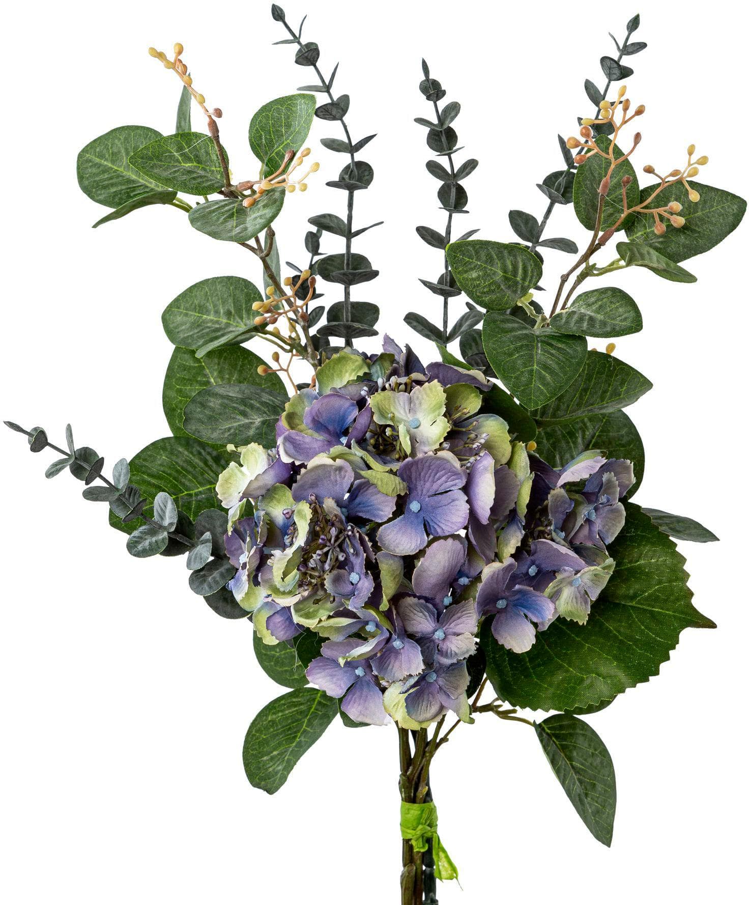 Creativ green Hortensien-Mix-Bouquet Blau Kunstblumenstrauß