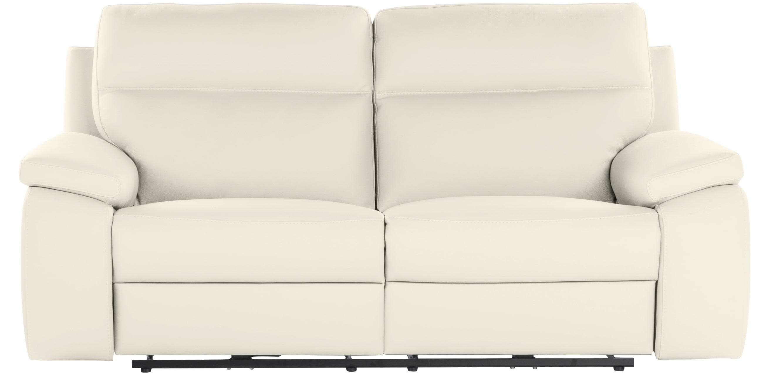 CALIA ITALIA Primo 2-Sitzer Sofa Weiß Leder Italien
