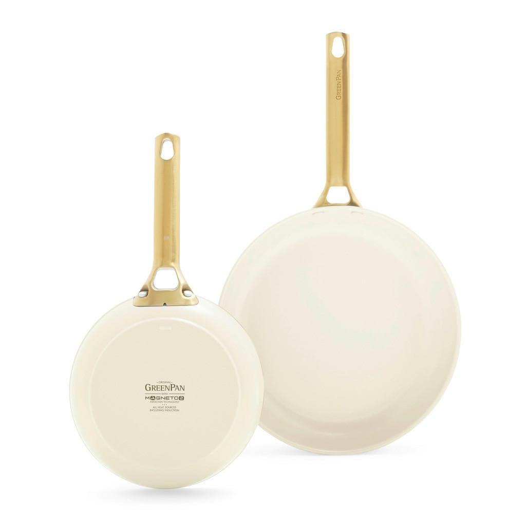 GreenPan Pfannenset Padova Reserve Creme Gold Metall 2-teilig PFAS-frei