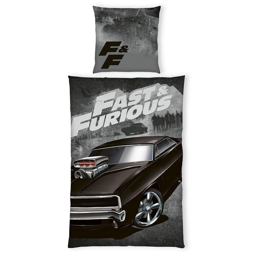 Herding Young Collection Fast & Furious Bettwäsche Set - Schwarz