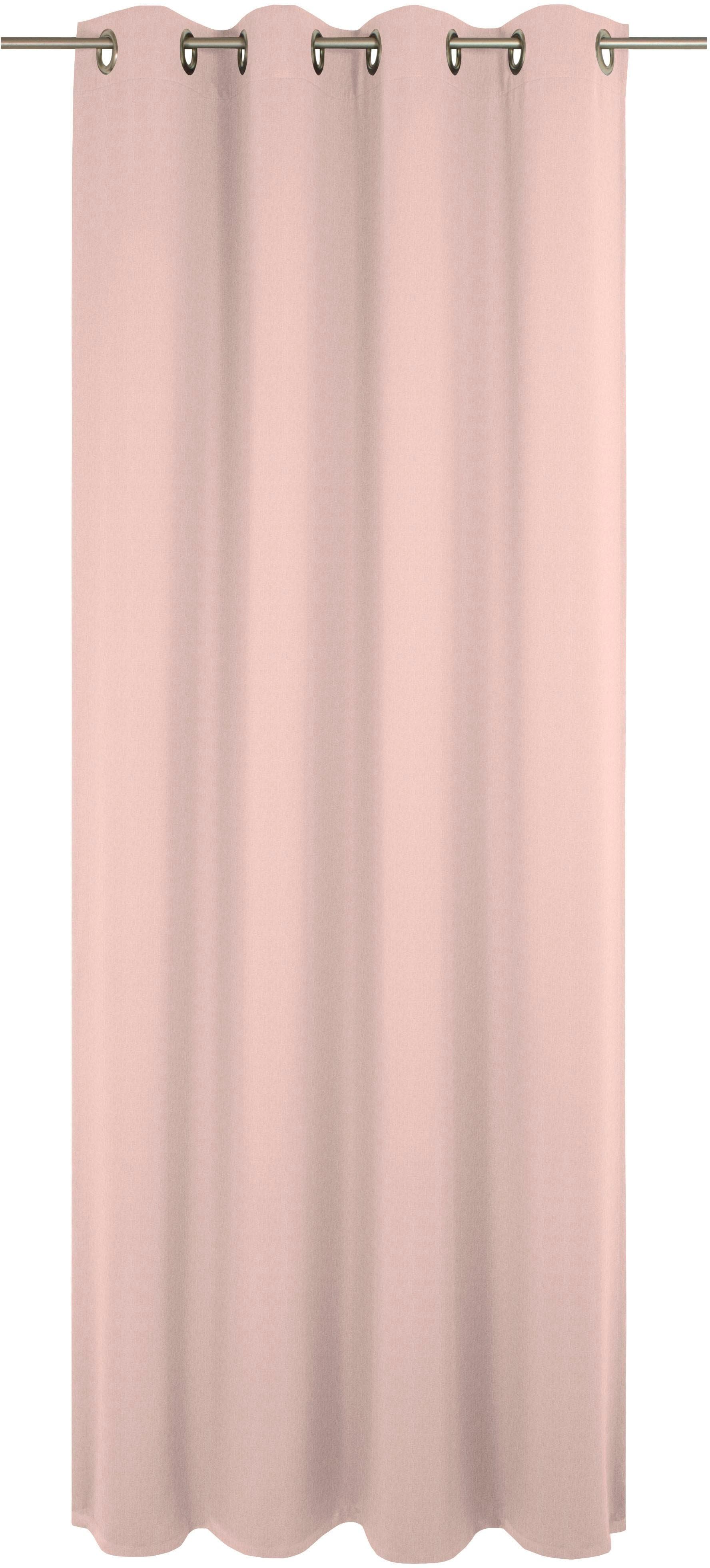 Vorhang WIRTH Sunday Rosa Jacquard Baumwolle Polyester