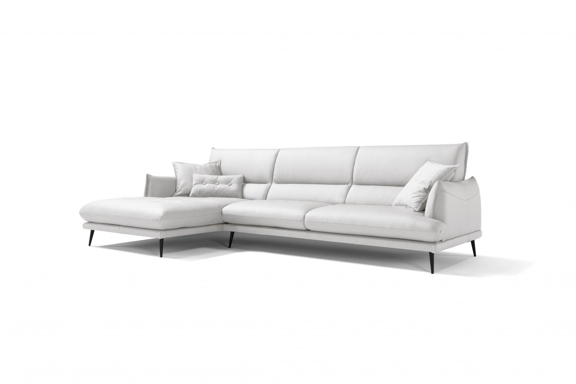 Ecksofa EGOITALIANO "FUNNY" Weiß L-Form