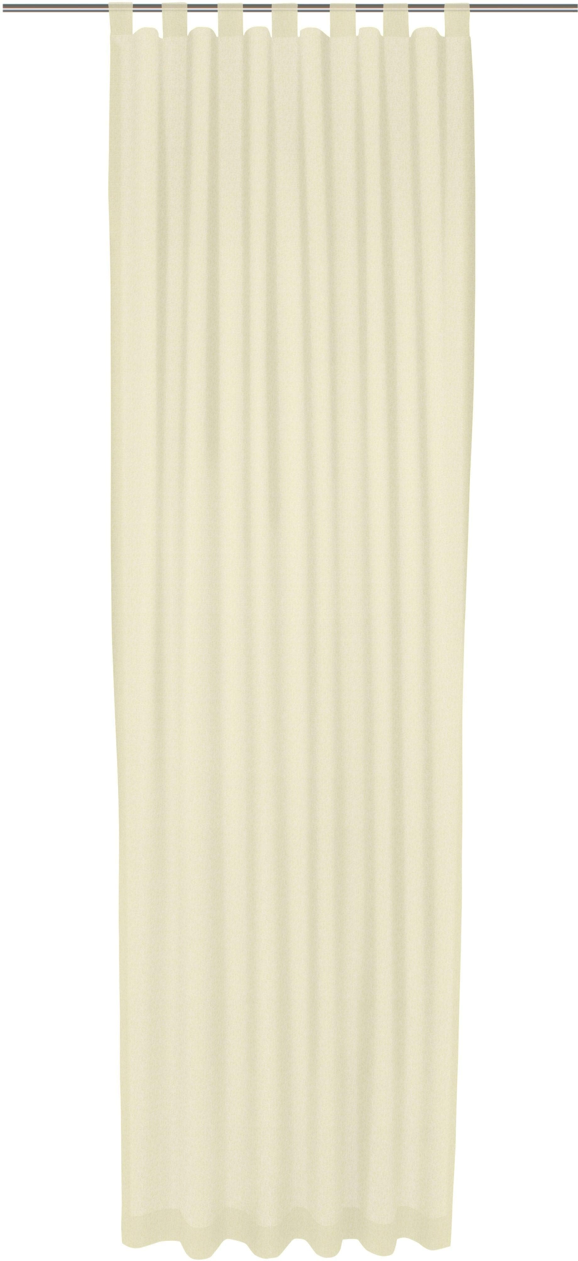 WIRTH Vorhang Sunday Beige Creme Jacquard Schlaufen Gardine