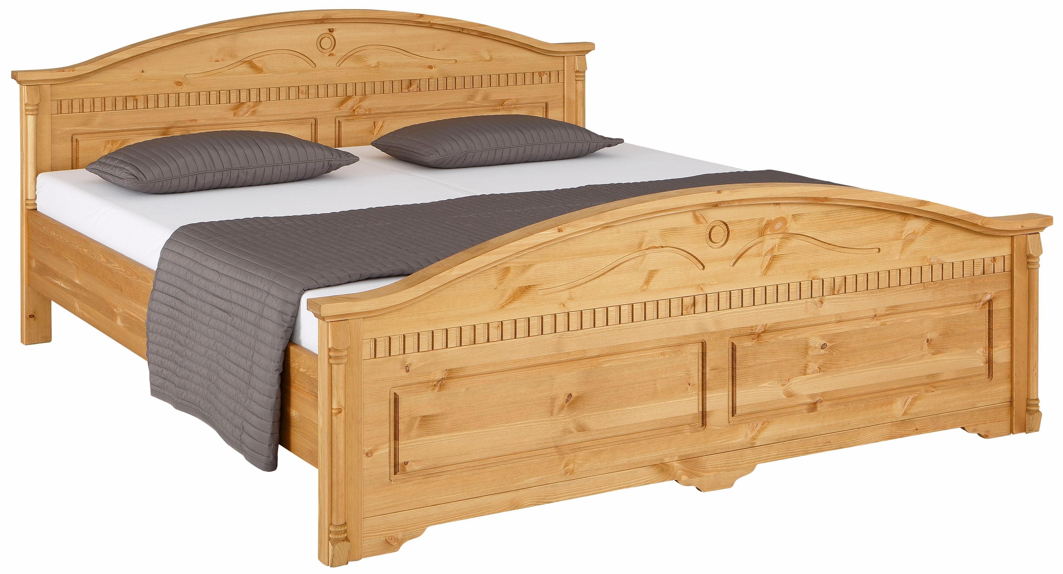 OTTO HOME Massivholzbett Graz Landhausstil Kiefer Gelaugt Geölt