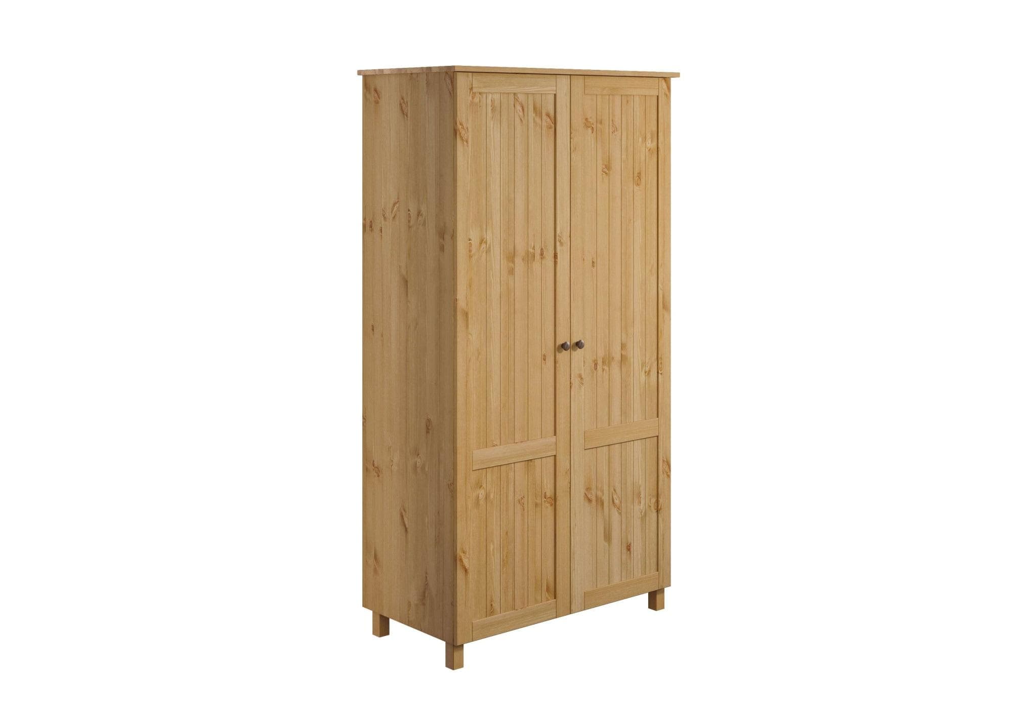 OTTO HOME Kleiderschrank Juventus 2-türig Massivholz Kiefer