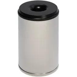 VAR Papierkorb Feuersicher 15 Liter Edelstahl
