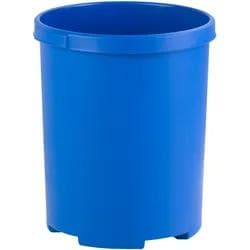 V-Part Runder Papierkorb 50 Liter Kunststoff Blau