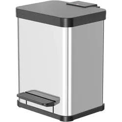 Hailo Öko uno Plus M Tret-Mülleimer 17 ltr Edelstahl