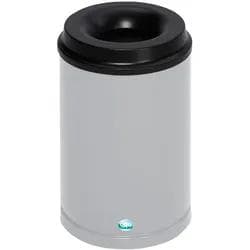 VAR Papierkorb Feuersicher 15 Liter Offen Grau