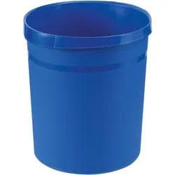 Vepa Bins Runder Papierkorb 18 Liter Kunststoff Blau