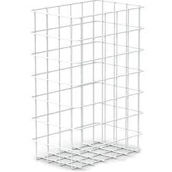 CWS Stahldraht-Papierkorb 25 Liter Weiß