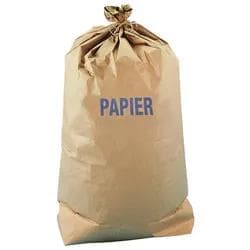 Deiss Papierabfallsack 120 Liter Aufdruck Papier