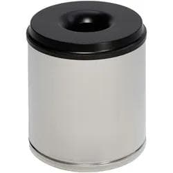 VAR Papierkorb Feuersicher 30 Liter Edelstahl