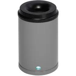 VAR Papierkorb Feuersicher 15 Liter Offen Silber