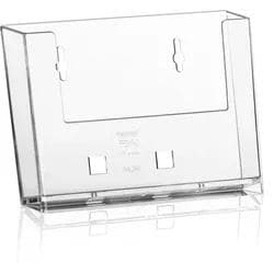 Wand-Prospekthalter Flyerhalter DIN A6 quer