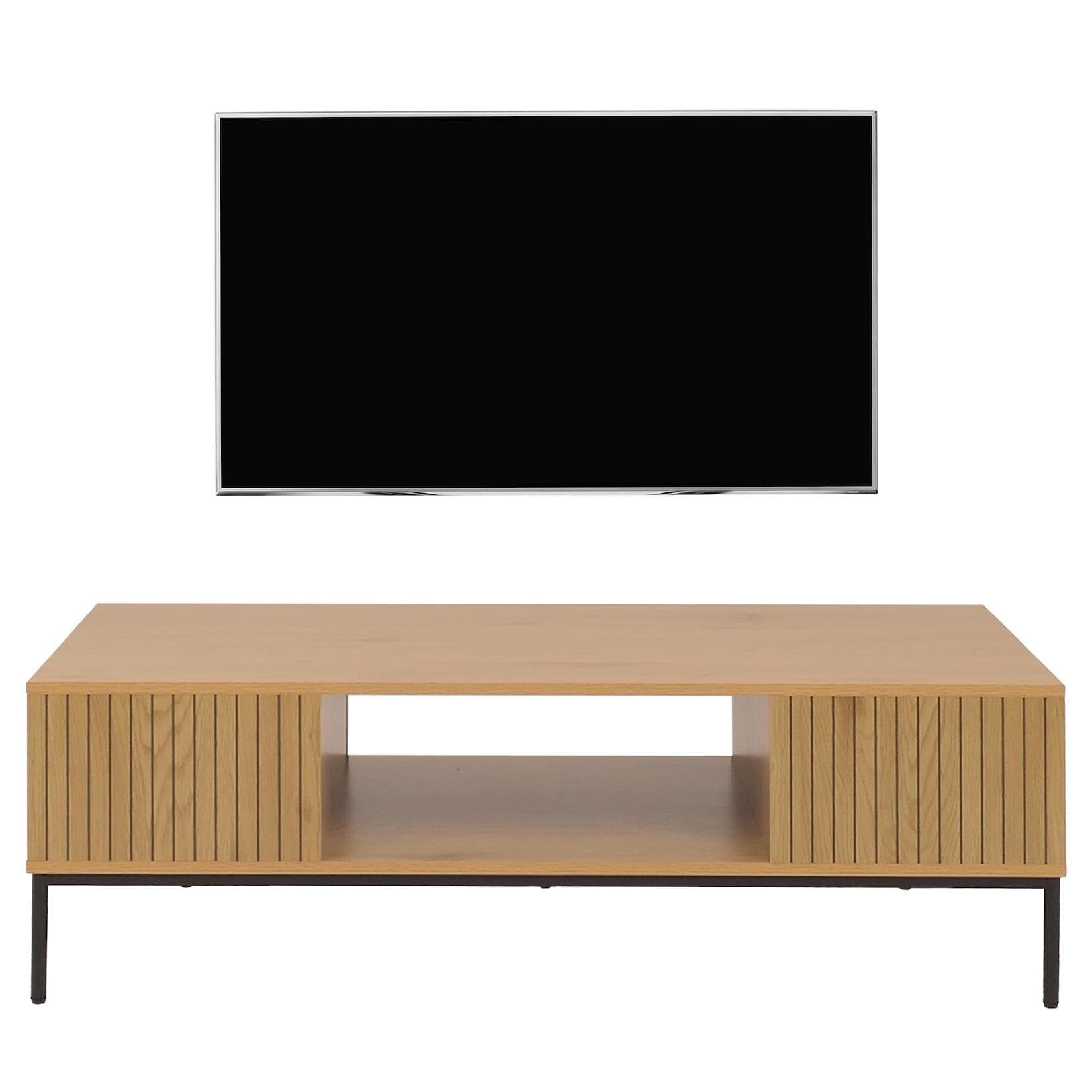 MCW TV-Rack MCW-O39 TV-Board Fernsehtisch Lowboard TV-Schrank Ablage Melamin MDF