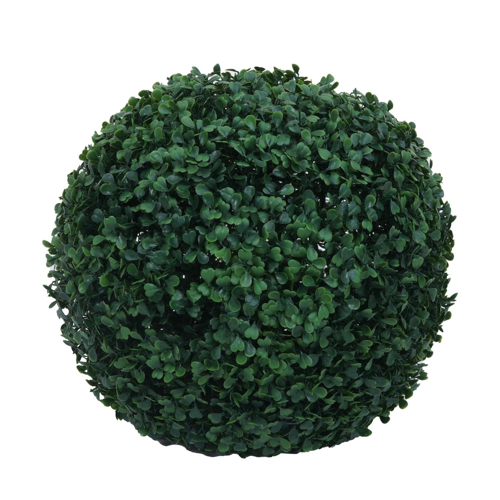Künstlicher Busch MCW-O96 Buchskugel Dekopflanze Buchsbaumkugel Kunstpflanze Buxus Outdoor Polyethylen Ø 33cm