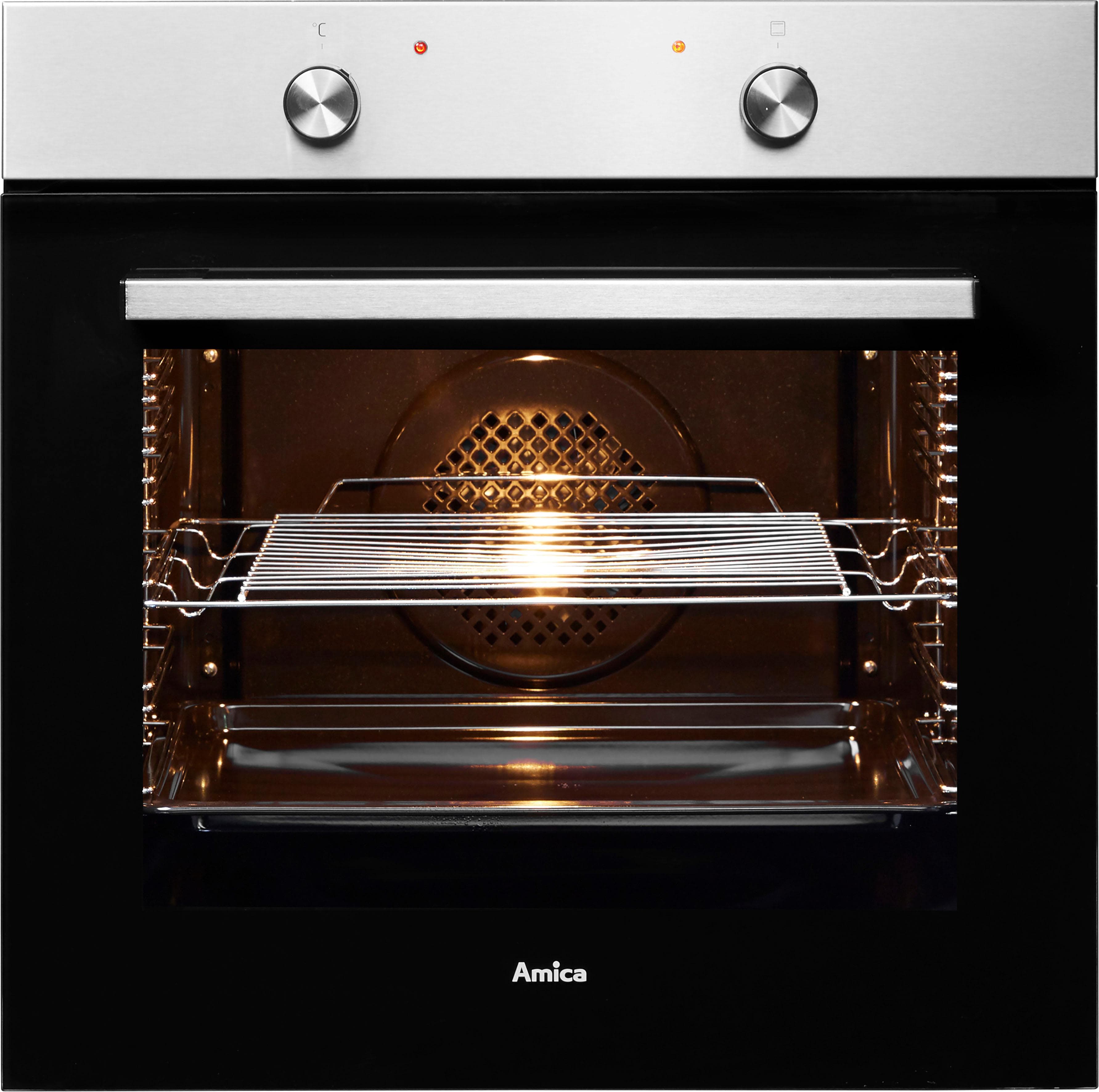 AMICA Einbaubackofen EBX 943 640 E Silber XXL-Garraum