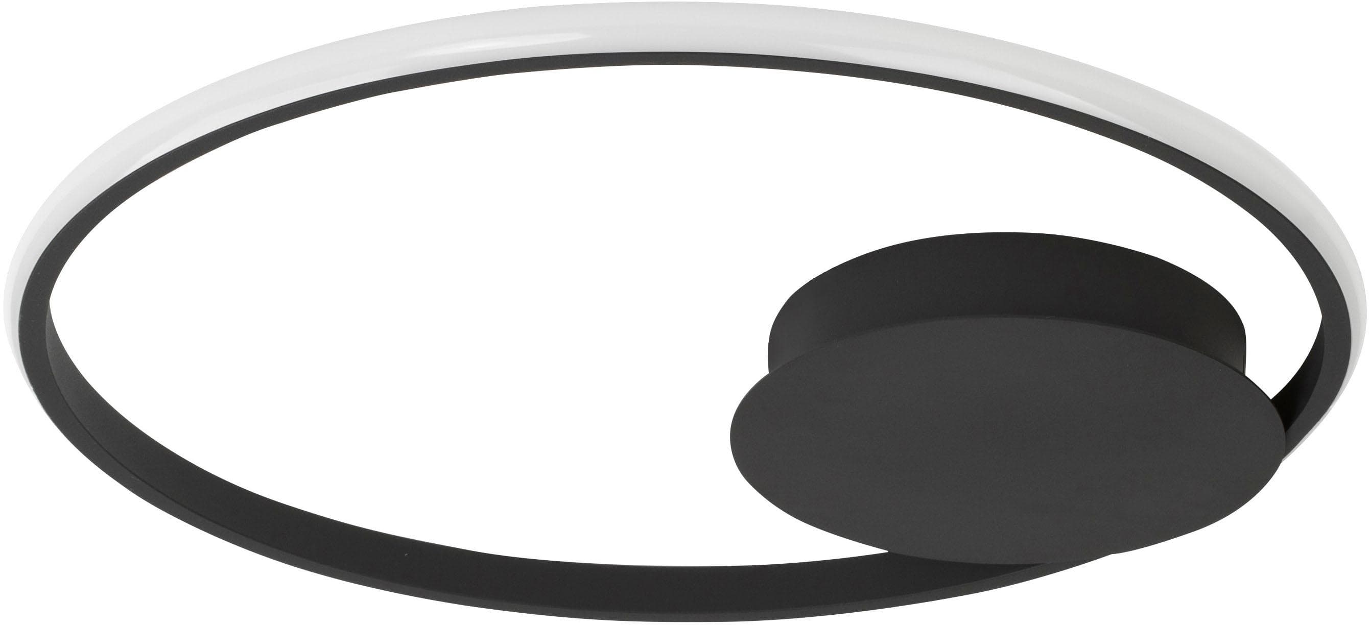 NOVA LUCE LED Deckenleuchte Fuline Schwarz