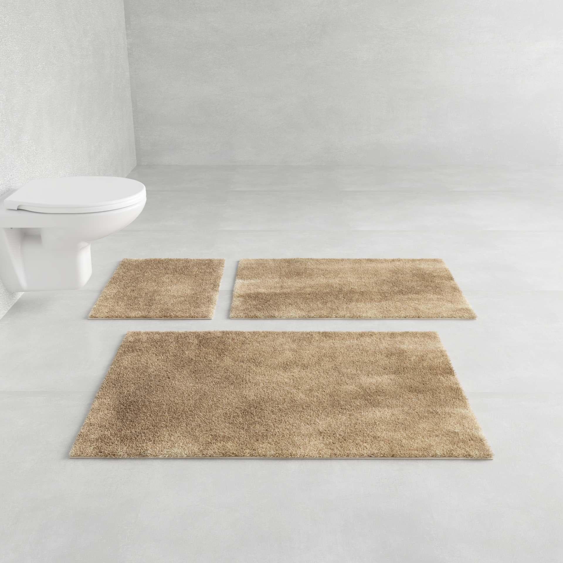 Badematte GRUND Elysia Beige LUXURYSOFT-Flor