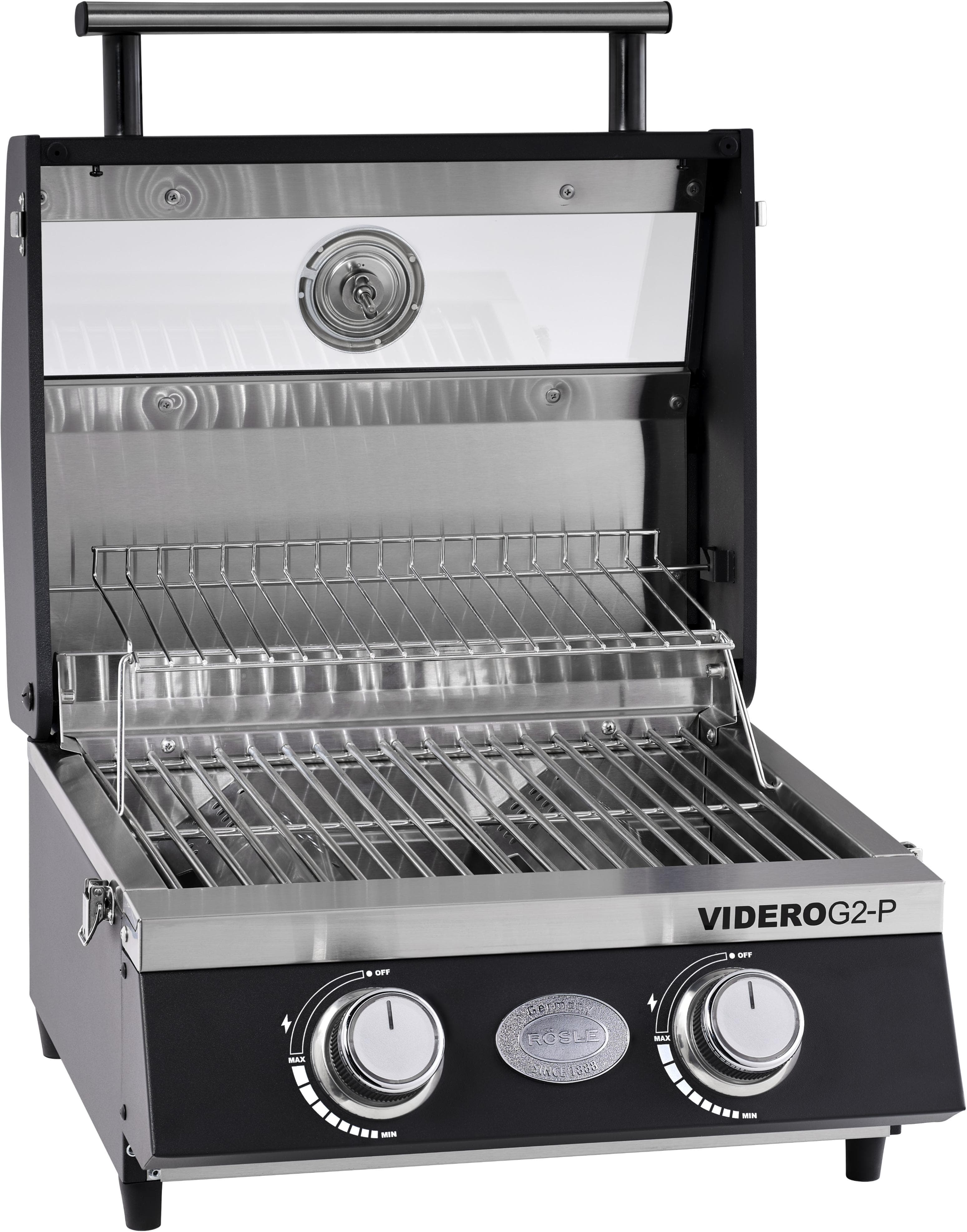 Rösle BBQ-Portable VIDERO G2-P Gasgrill Schwarz