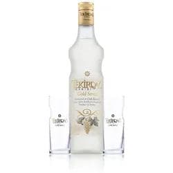 Tekirdag Gold Series 45% Vol. 0,7l in Geschenkbox mit 2 Gläsern
